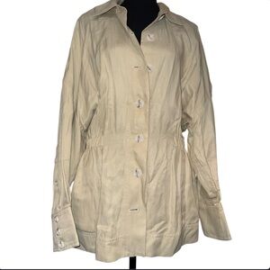 Favorini Cream Jacket Size Medium